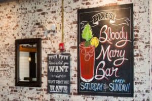 Bloody Mary sign